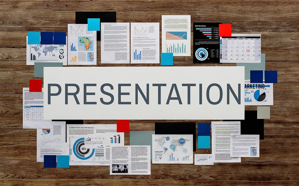 Presentation Communication Giving Information Concept