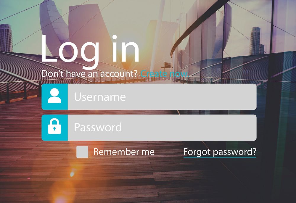Log In Sign In Profile Page Concept