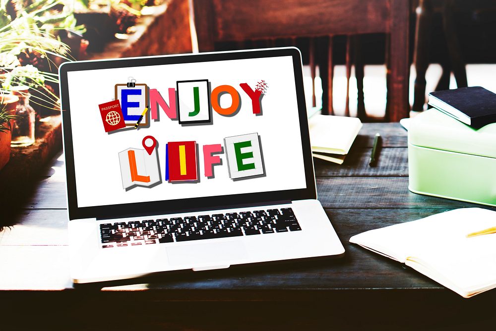 Enjoy Life Fun Happiness Relaxation Concept