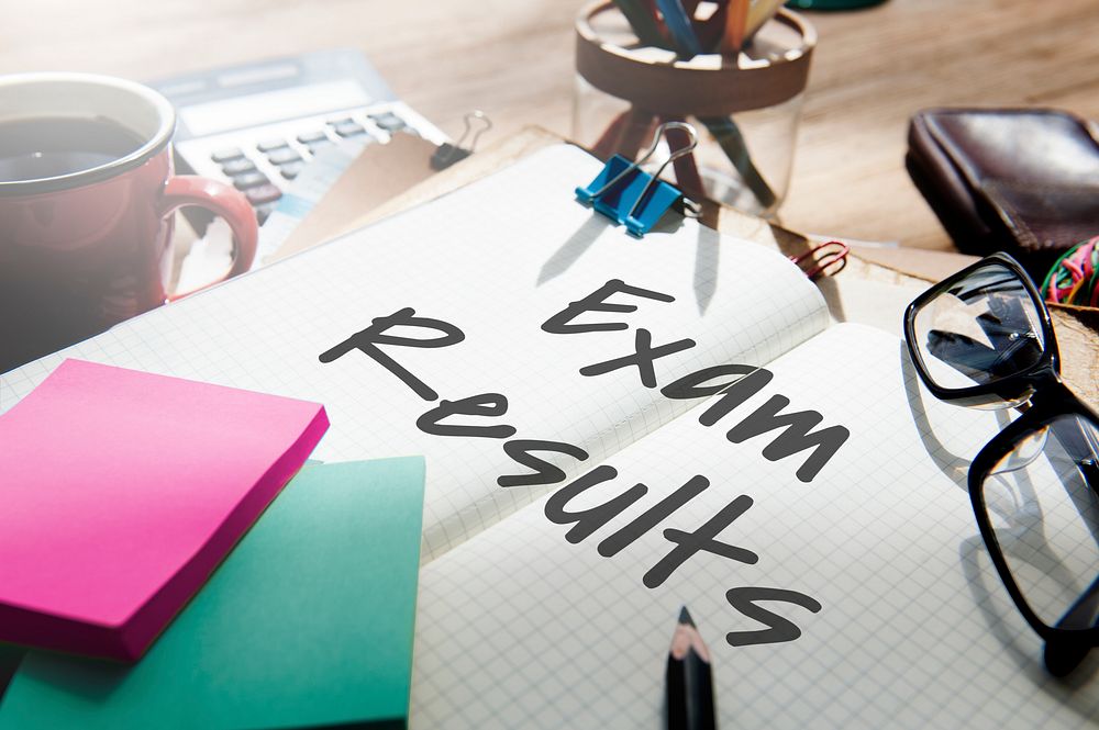 Exam Results Schoold Examination Review Assessment Concept
