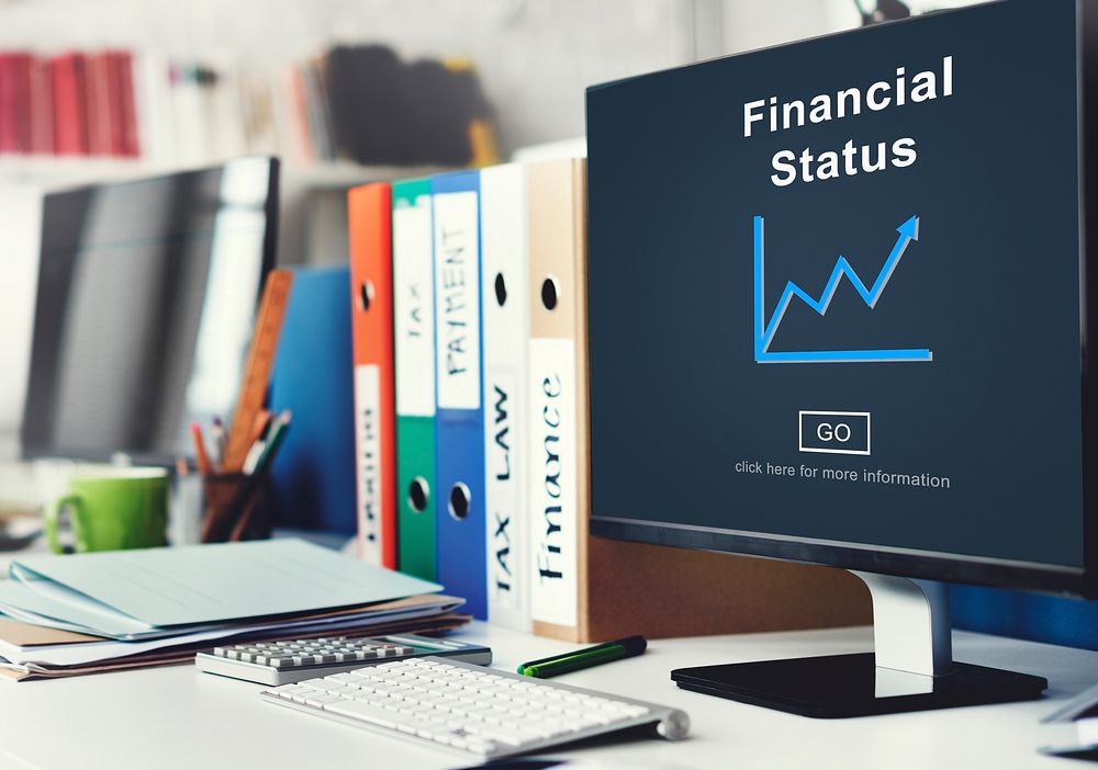 Financial Status Money Cash Growth Analysis Concept