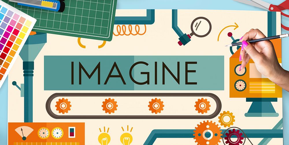 Innovation Ideas Imagine Processing System Concept