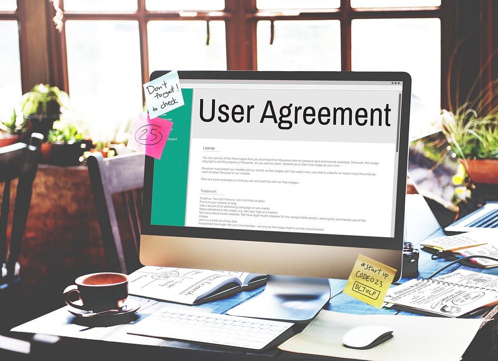 Users Agreement Terms and Conditions Rule Policy Regulation Concept