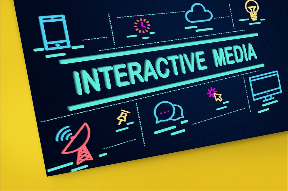 Interactive Media Connection Digital Internet Concept