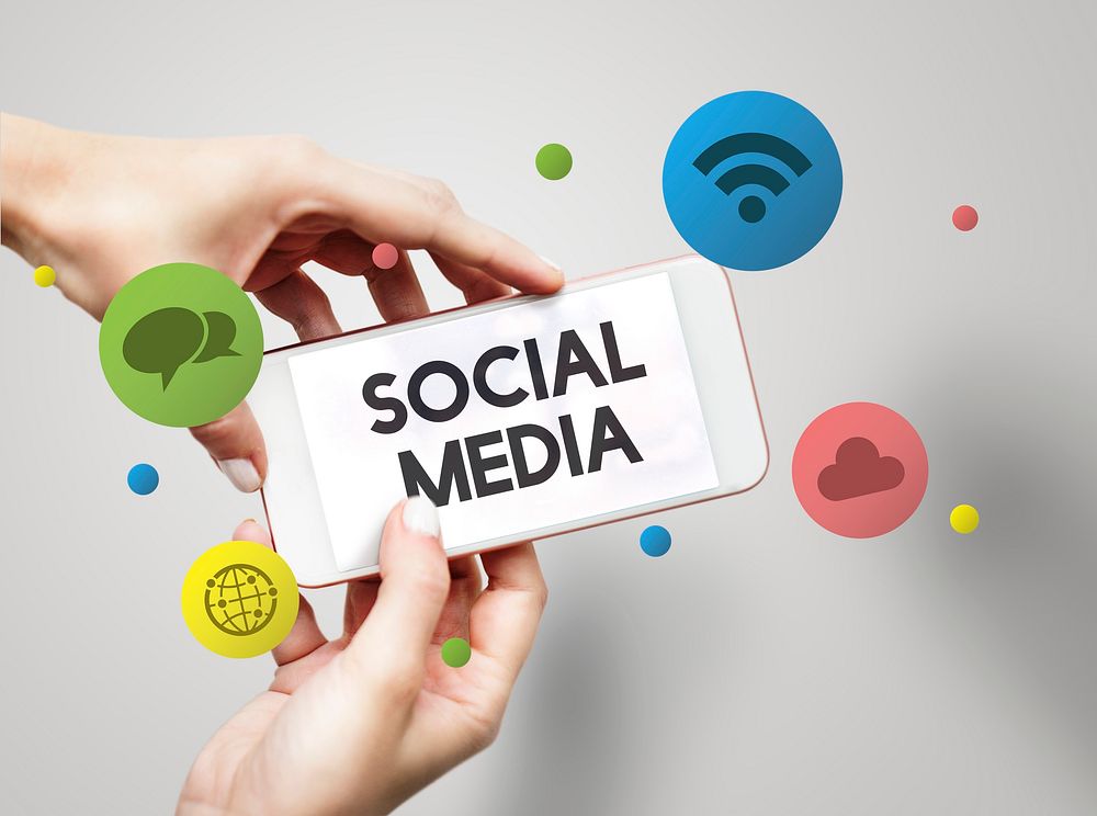 Social Media Communication Connection Concept