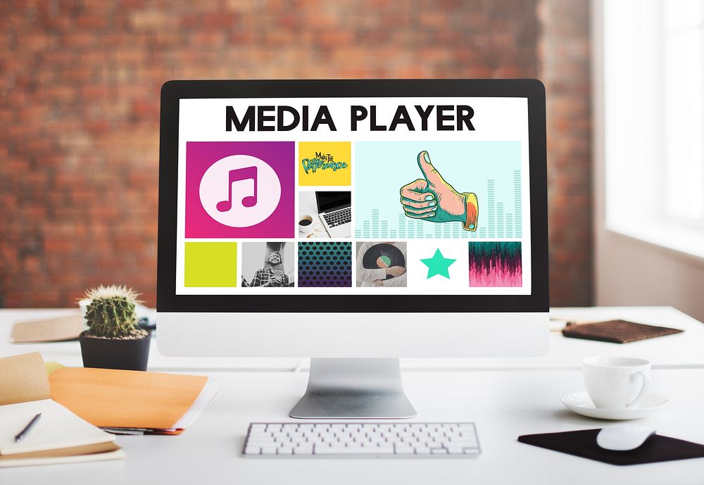Media Player Audio Entertainment Streaming Concept