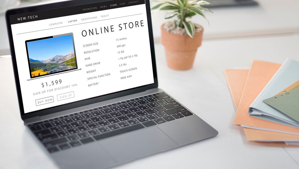 Online Store Shopping Internet Website Concept