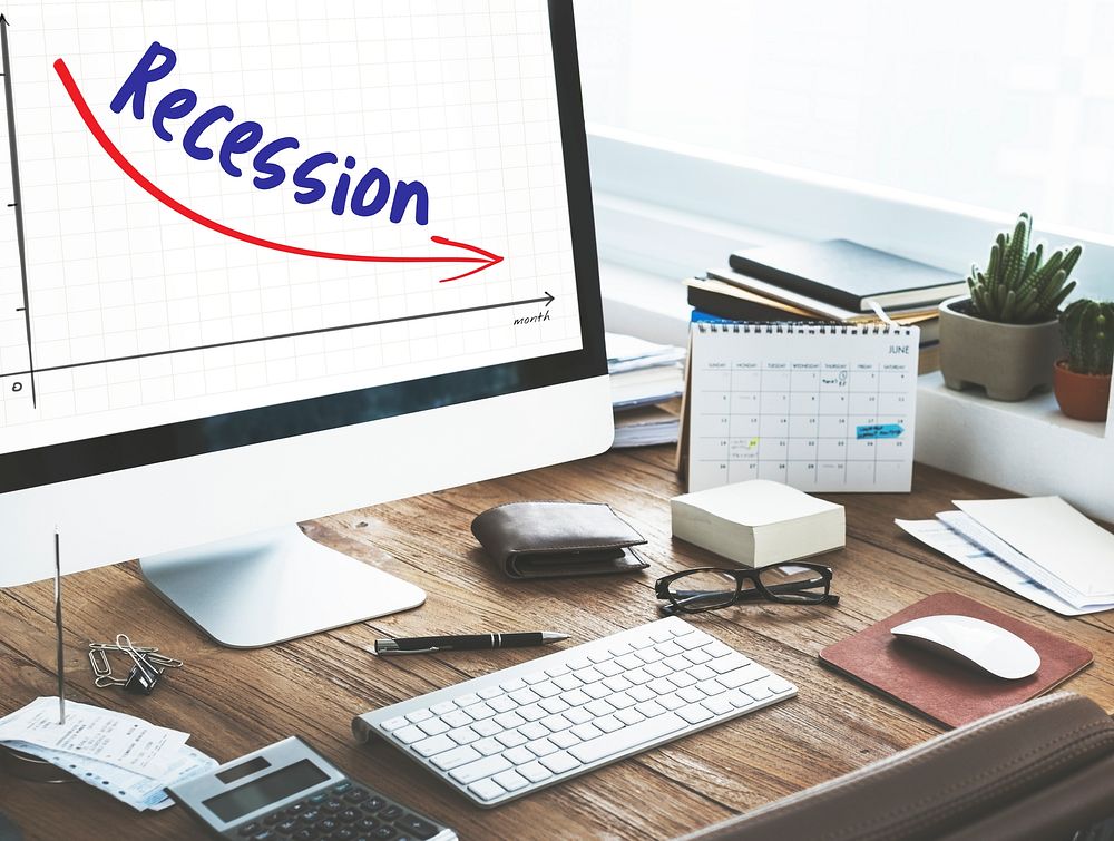 Recession Financial Risk Failure Decrease Concept