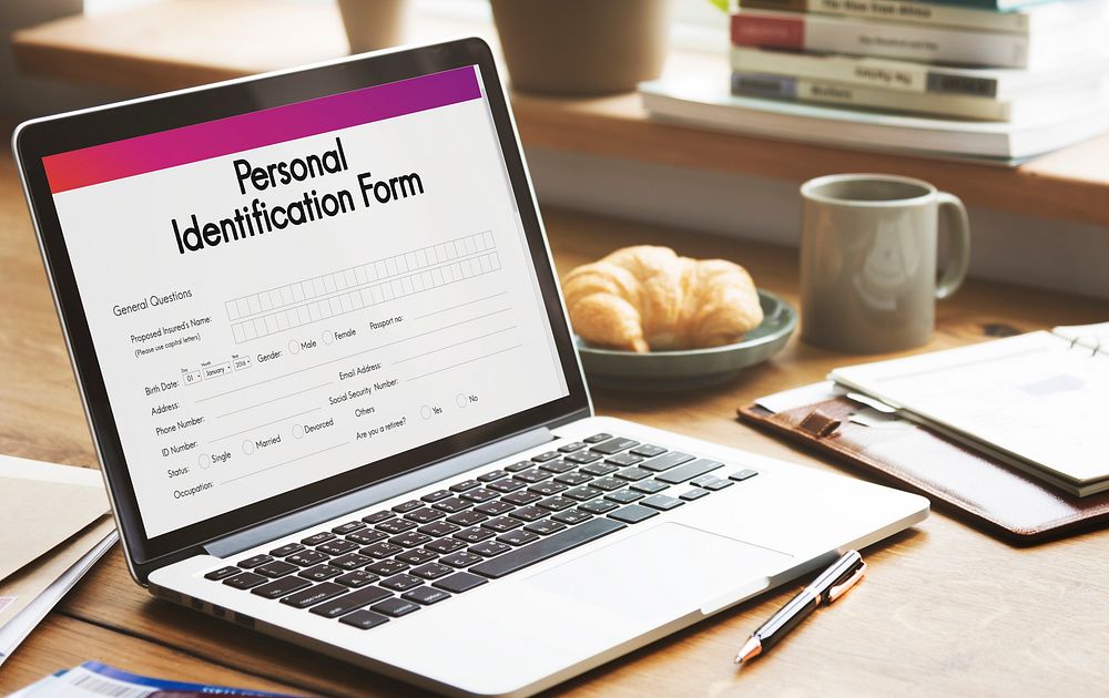 Personal Identification ID Form Concept