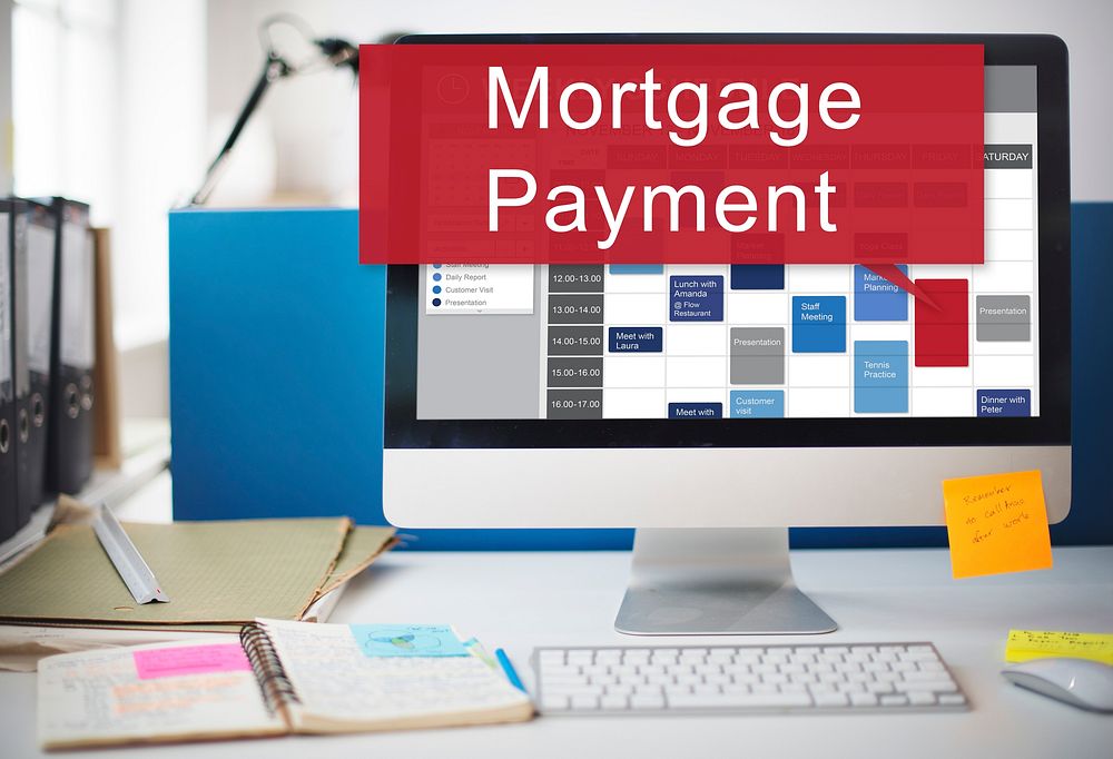 Mortgage Payment Financial Banking Investment Concept