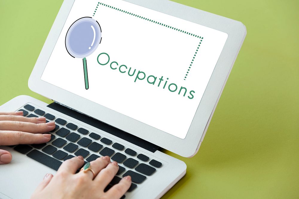Recruitment Job Occupation Search Concept