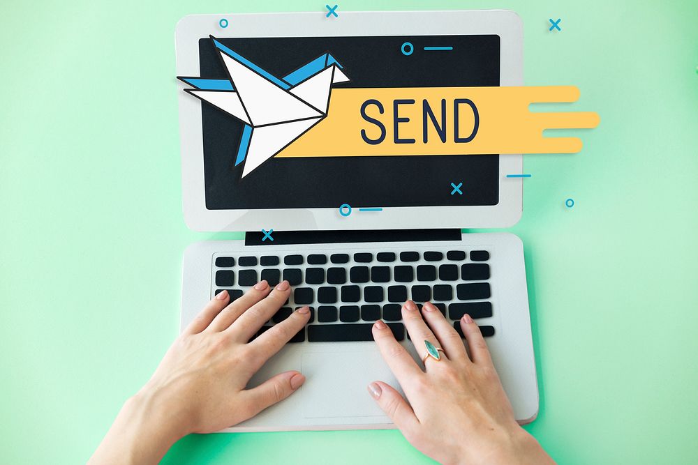 Sending Mailing Communication Text Typing