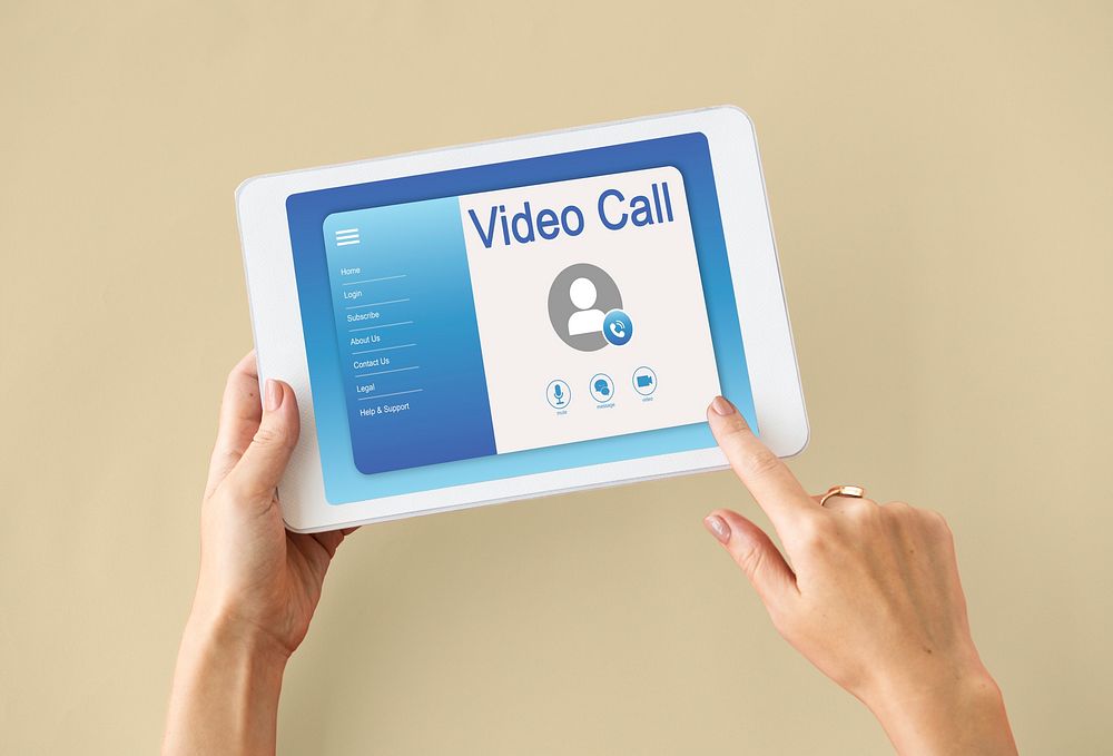 Online video calling profile interface