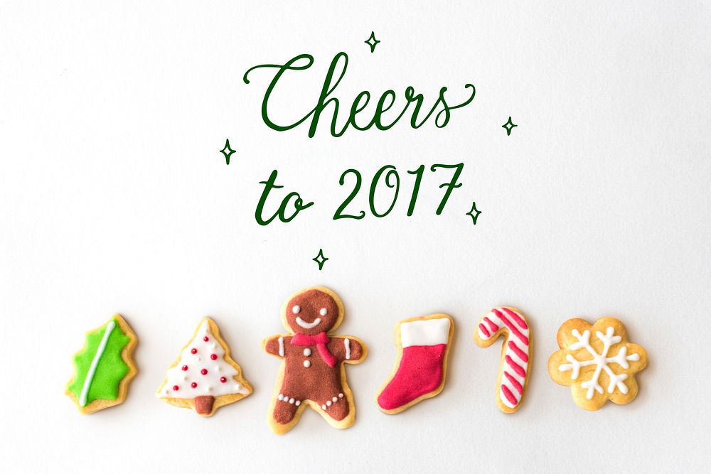 Cheers Seasons Greeting New Year 2017