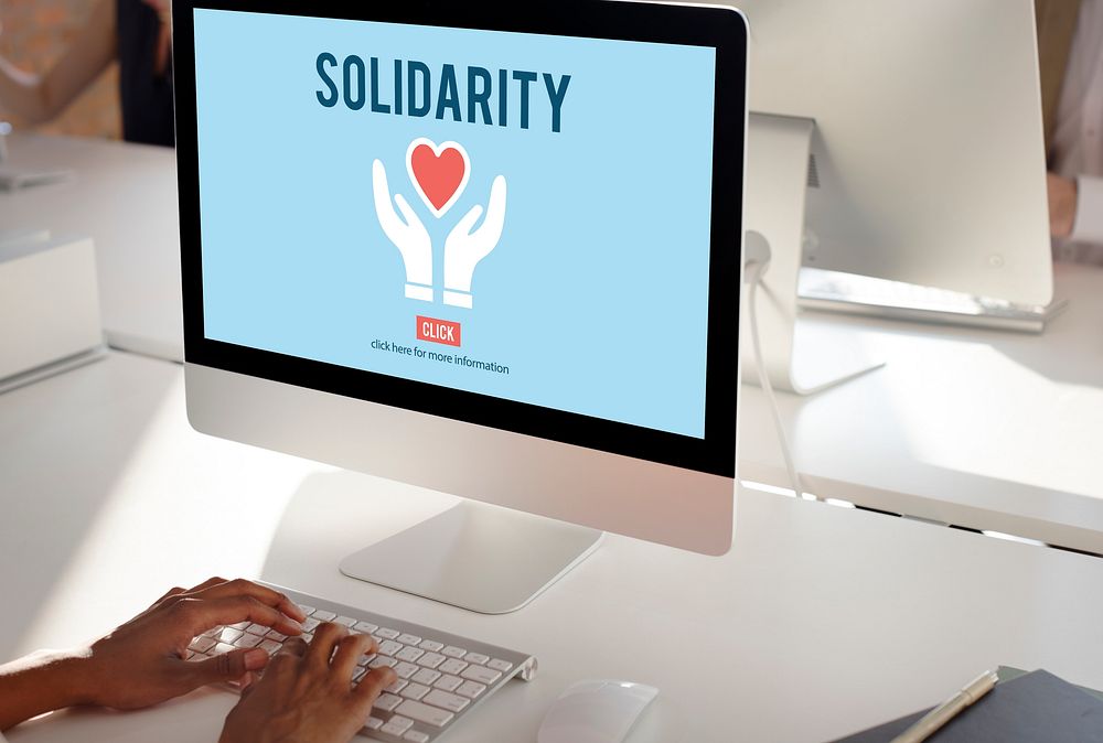 Solidarity TEam Spirit Unity Icon Concept