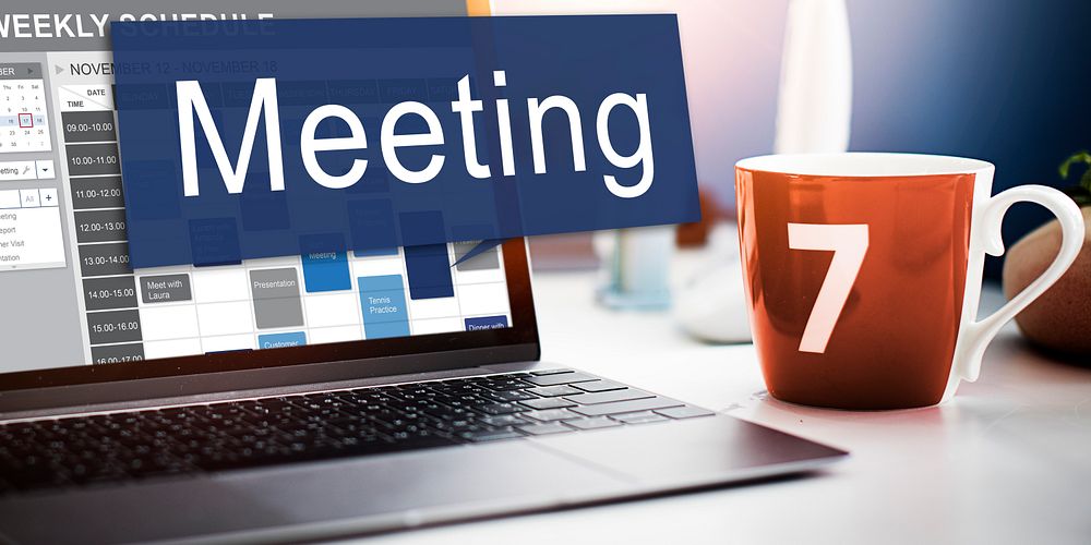 Meeting Appointment Schedule Organizer Conference Concept