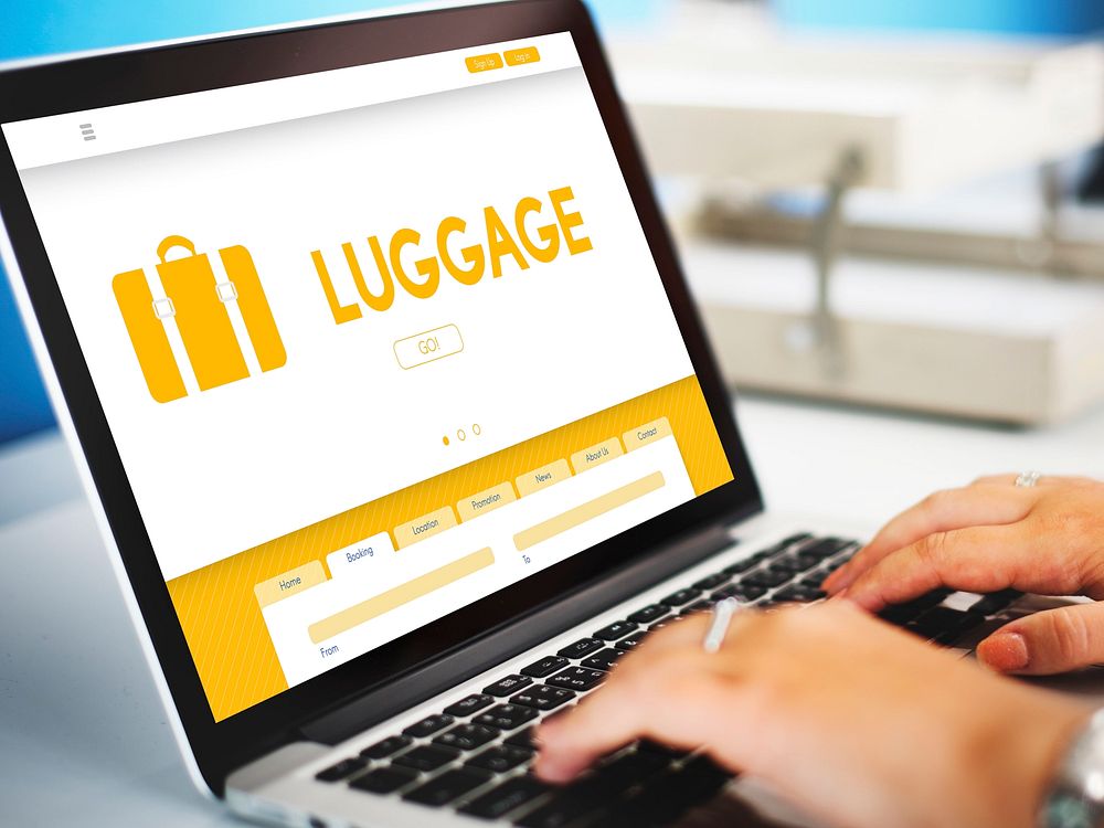 Luggage Baggage Bag Suitcase Traveling Concept