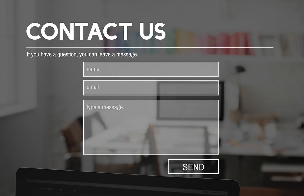 Contact Us Business Correspondence Customer Concept