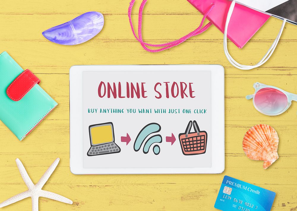 Online Shopping Web Shop E-shopping Concept