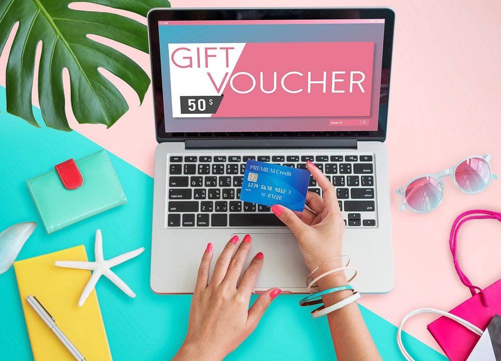 Gift Voucher Offer Coupon Concept