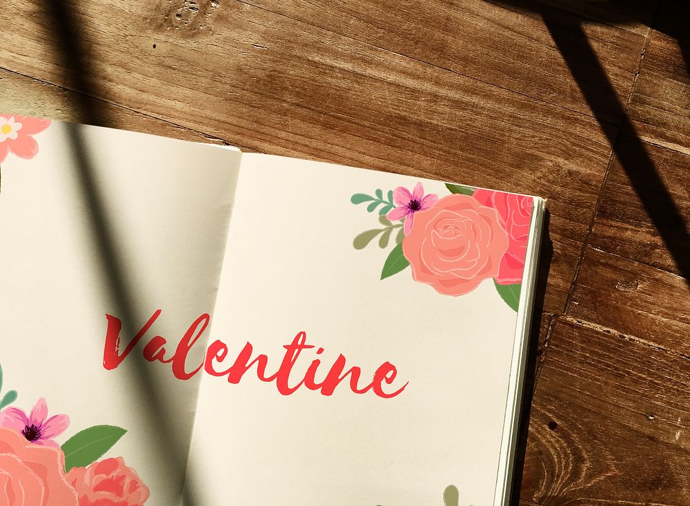 Valentine Love Letter Message Words Graphic
