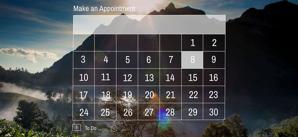 Calendar Agenda Appointment Banner Graphic