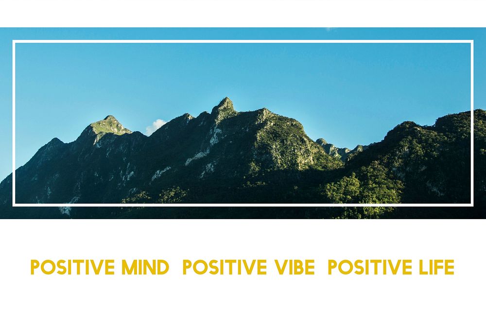 Positivity Life Motivation Passion Inspiration Word Graphic