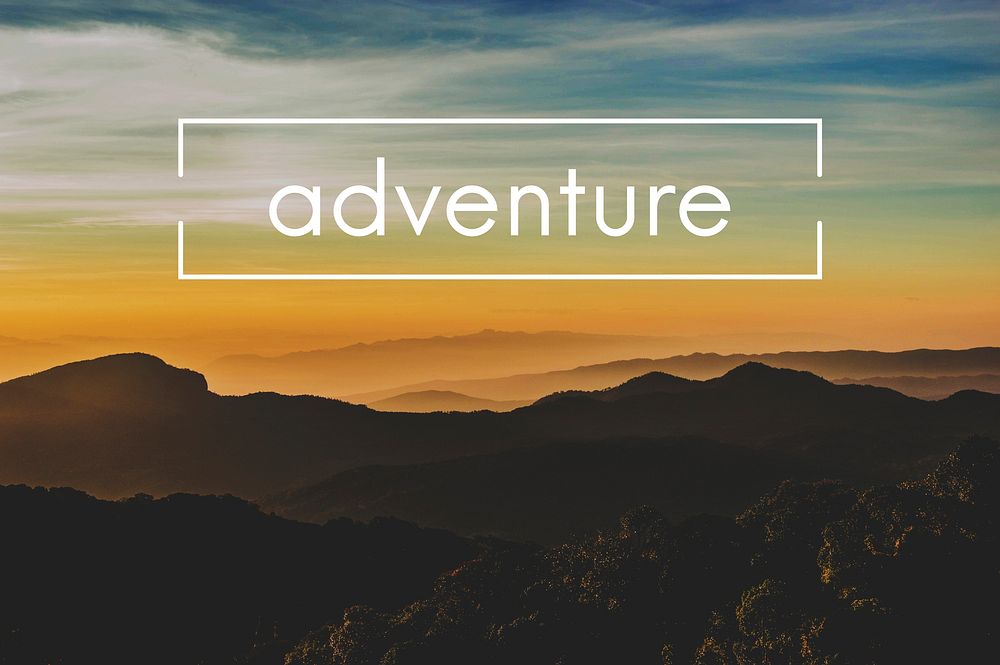Travel Explore Adventure Journey Word Graphic