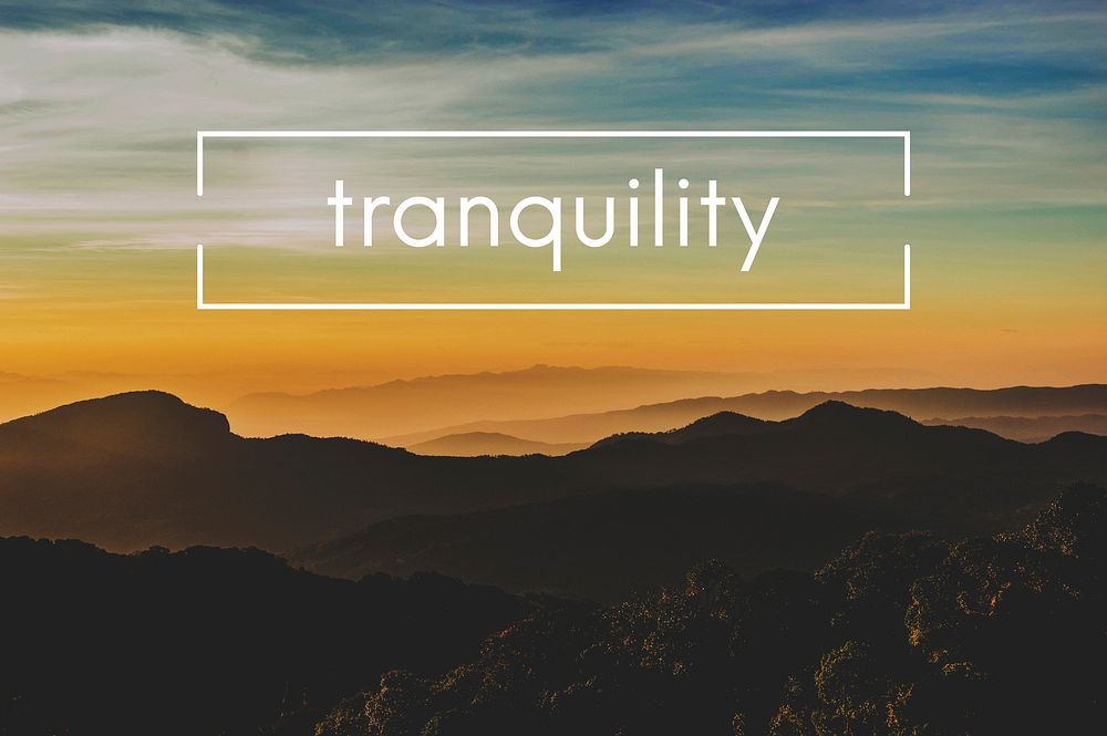 Tranquil Beautiful Nature Mountain Word