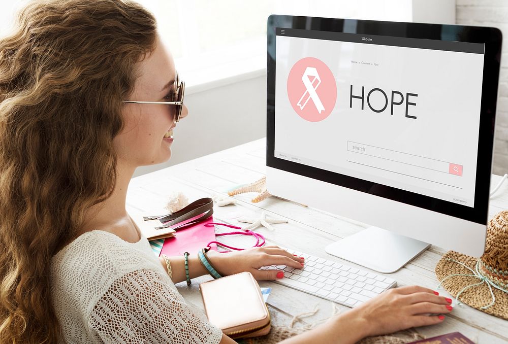 Pink Ribbon Breast Cancer Healthcare Concept