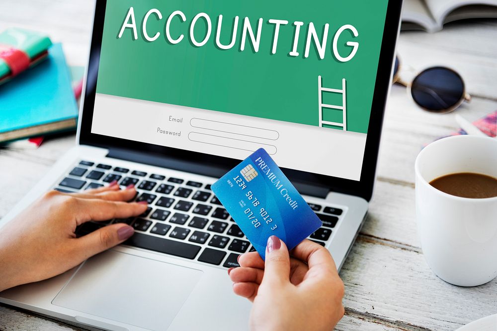Accounting Online Banking Financial Concept