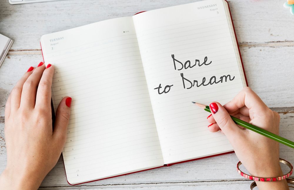 Dare Dream Goal Inspiration Motivation Target Concept