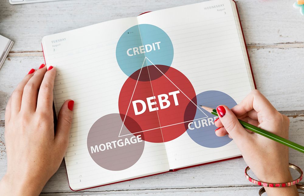 Debt Mortgage Credit Currency Financial Transaction Concept