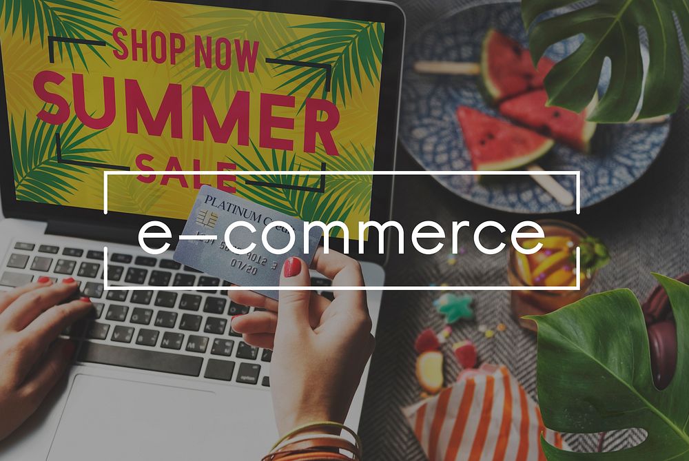 E-commerce Business Connecting Data Digital Concept