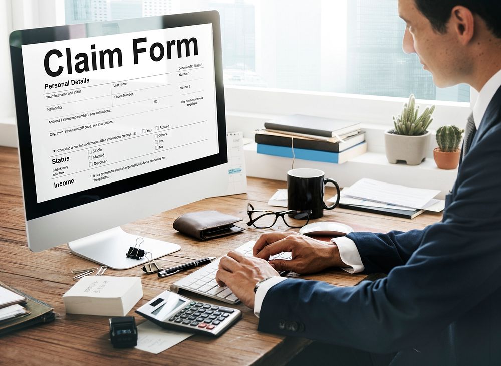 Claim Form Document Fefund Indemnity Concept