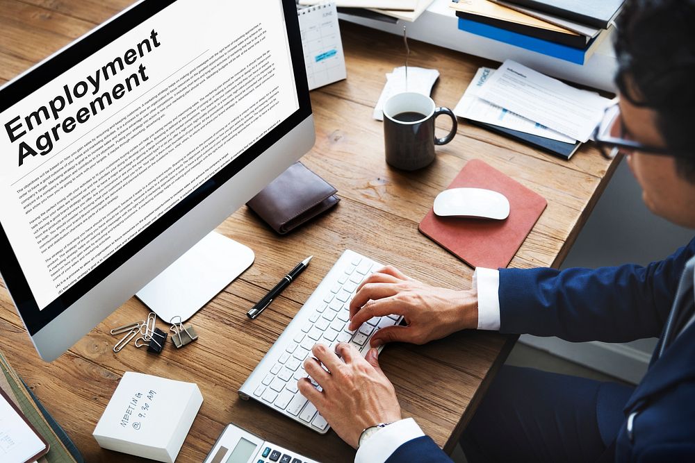 Employment Agreement Form Policy Concept