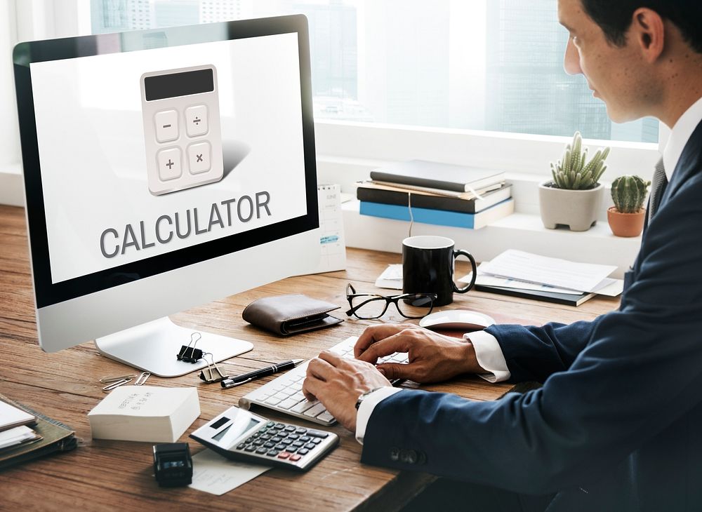 Calculator Accounting Finance Business Concept