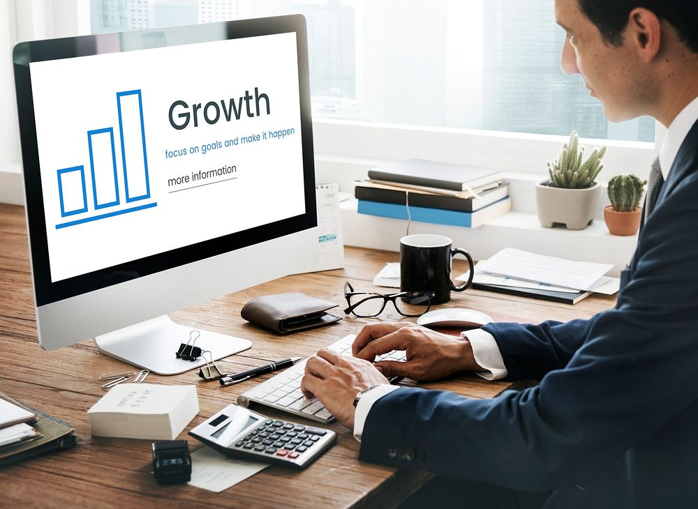 Business Evaluation Information Growth Concept