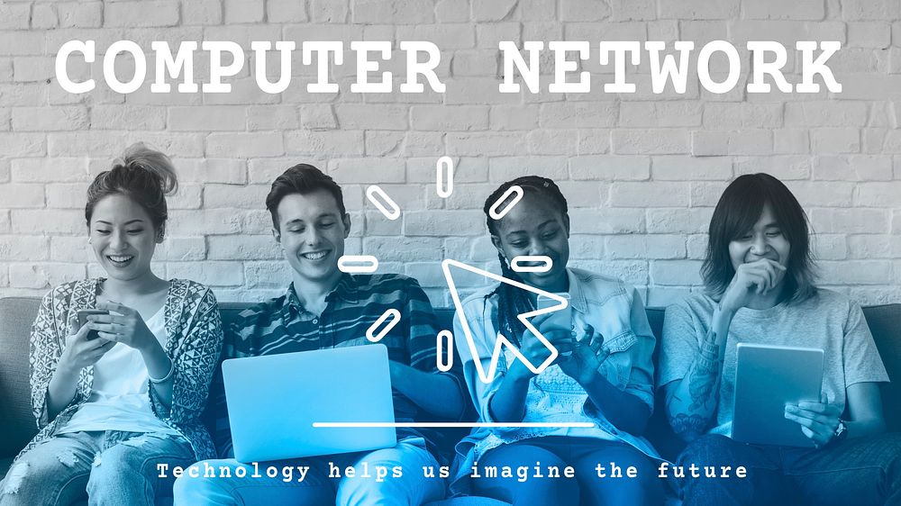 Computer Network Modern Technology Concept