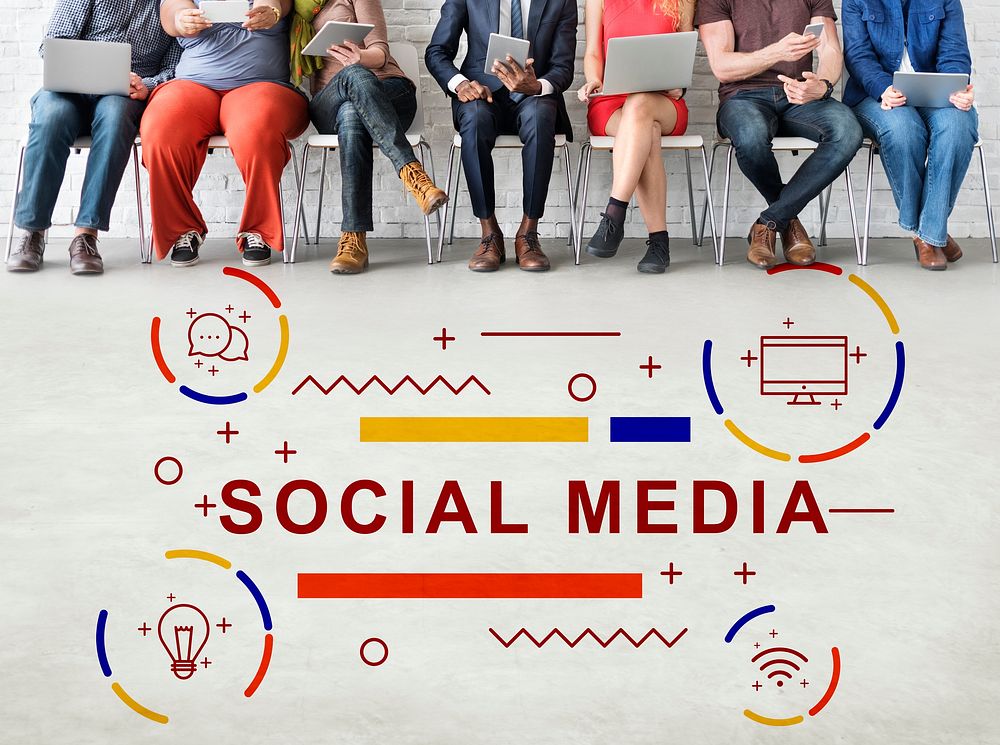 Social Media Connection Communication Graphic Concept