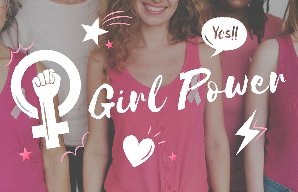 Girl Power Equality Feminist Women's Right Concept