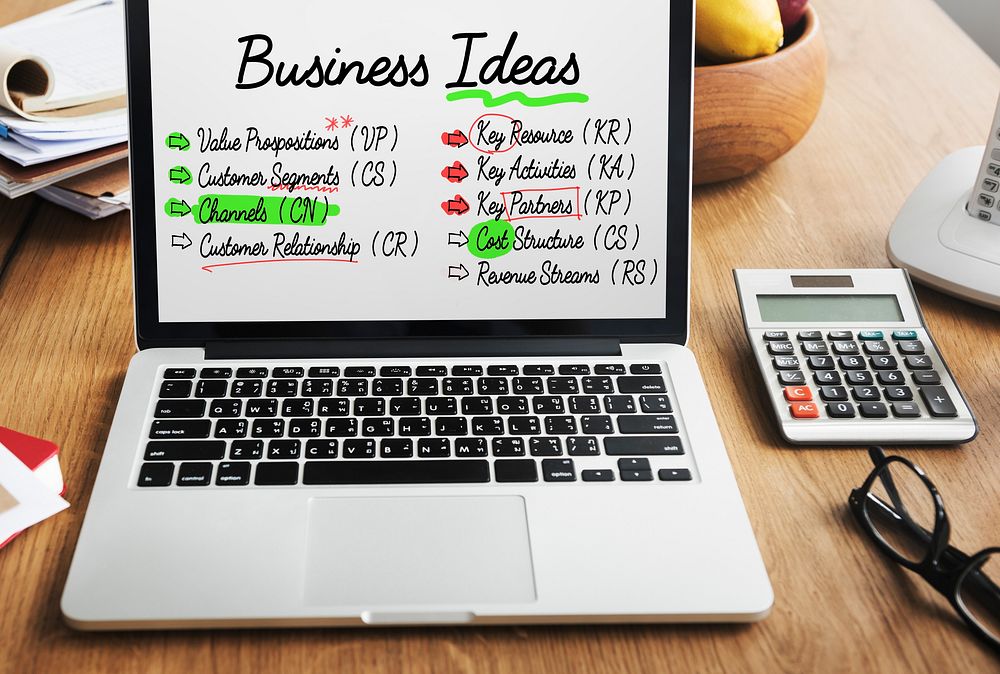 Business Ideas Plan Strategy Concept