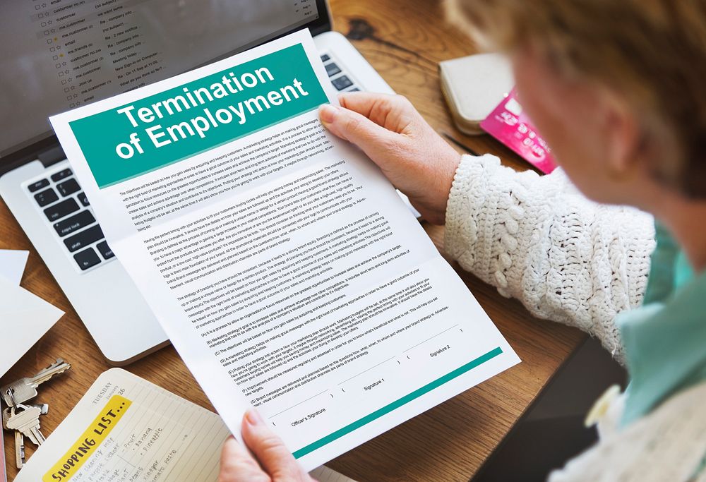 Termination of Employment Form Concept