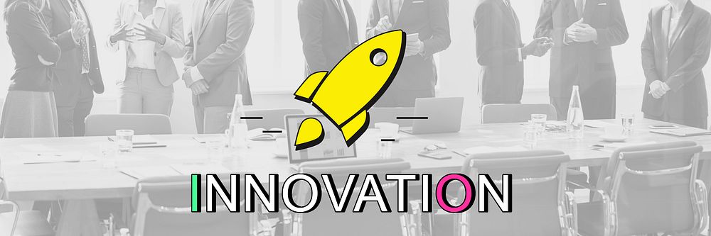 Innovation Launch Successful New Start Graphic Concept