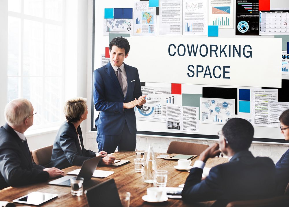 Coworking Space Community Start up Concept