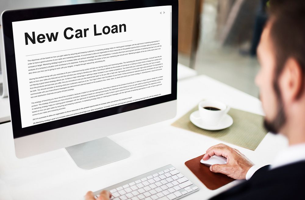 New Car Loan FInance Leasing Policy Concept