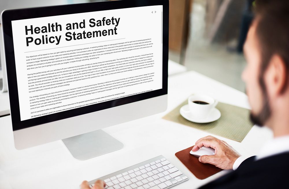 Health and Safety Policy Statement Form Concept