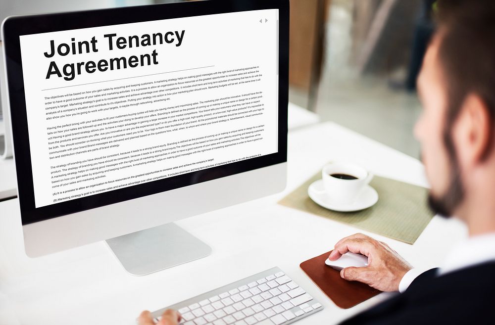 Joint Tenancy Agreement Property Renting Estate Concept