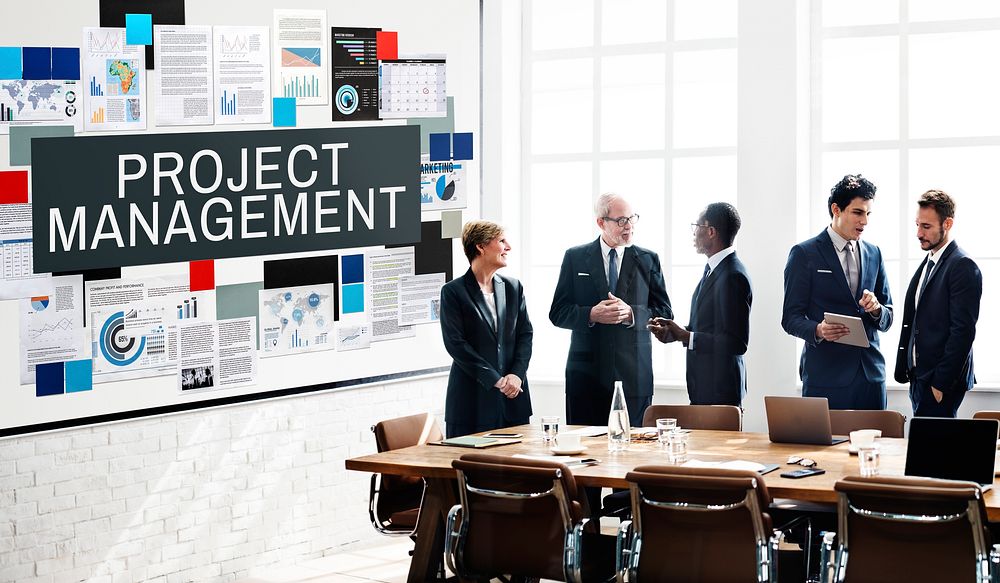 Project Management Methods Processes Concept