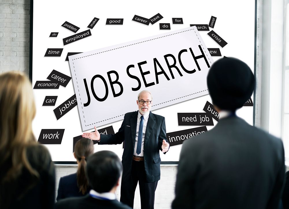 Job Search  Human Resources Employment Concept